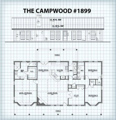 The Campwood #1899 floor plan