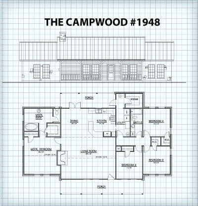 The Campwood #1948 floor plan