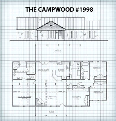 The Campwood #1998 floor plan