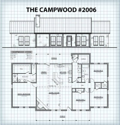 The Campwood #2006 floor plan