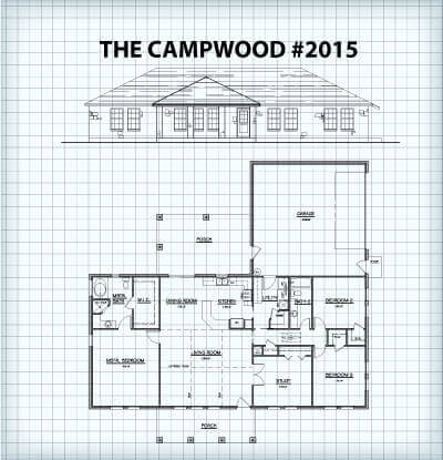 The Campwood #2015 floor plan