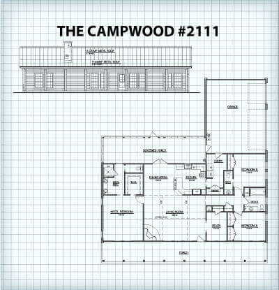 The Campwood #2111 floor plan