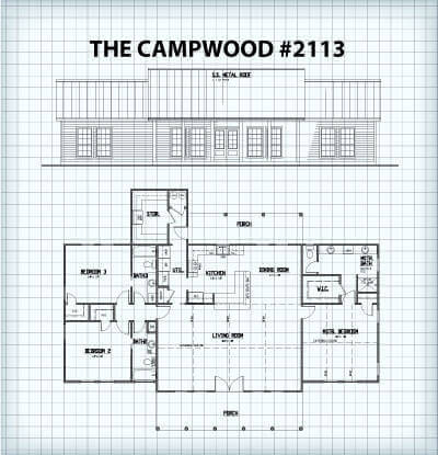 The Campwood #2113 floor plan