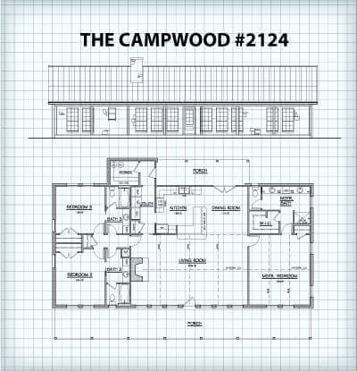 The Campwood #2124 floor plan