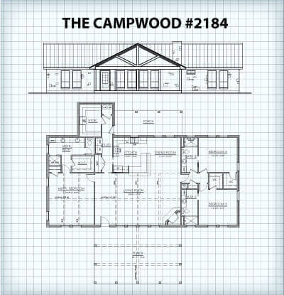 The Campwood #2184 floor plan
