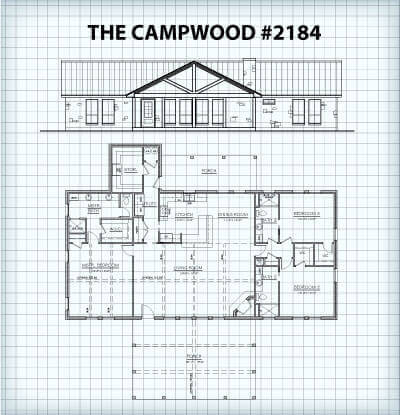 The Campwood #2184 floor plan