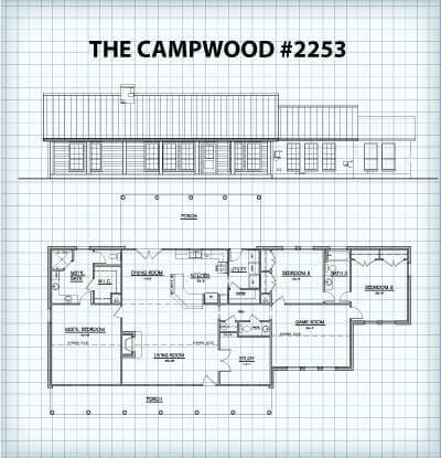 The Campwood #2253 floor plan