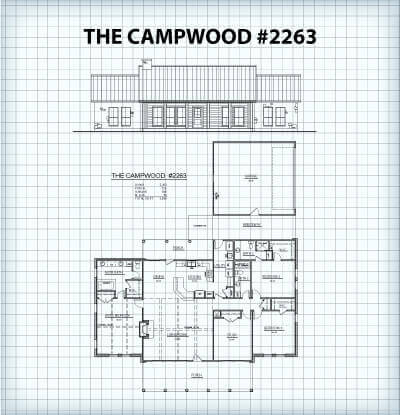 The Campwood #2263 floor plan