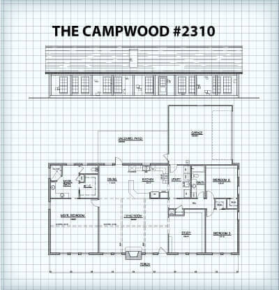 The Campwood #2310 floor plan
