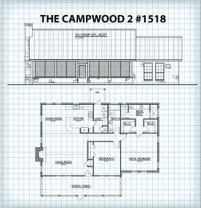 The Campwood 2 #1518 floor plan