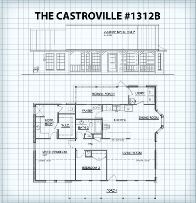 The Castroville #1312B floor plan