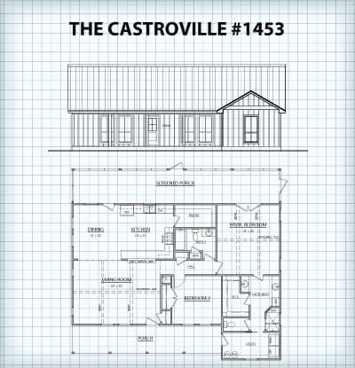 The Castroville #1453 floor plan