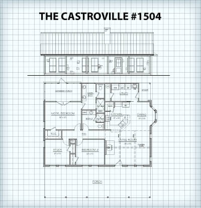 The Castroville #1504 floor plan
