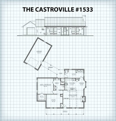 The Castroville #1533 floor plan