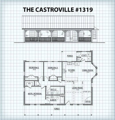 The Castroville #1319 floor plan