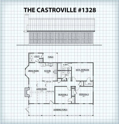 The Castroville #1328 floor plan