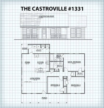 The Castroville #1331 floor plan