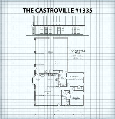 The Castroville #1335 floor plan