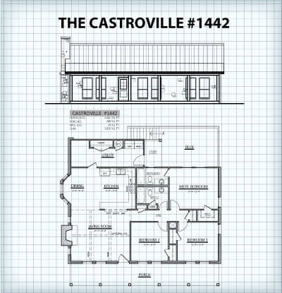 The Castroville #1442 floor plan