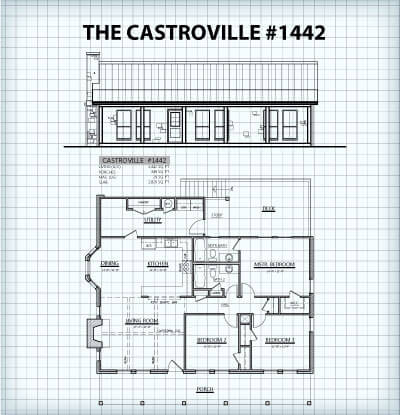 The Castroville #1442 floor plan