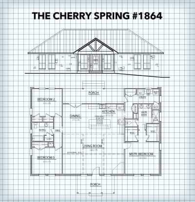 The Cherry Spring #1864B floor plan