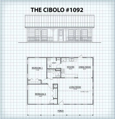 The Cibolo #1092 floor plan