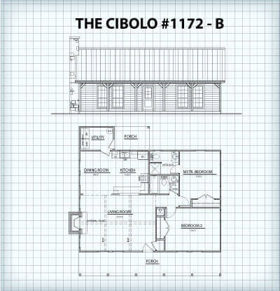 The Cibolo #1172B floor plan