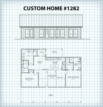 Custom Home #1282 floor plan