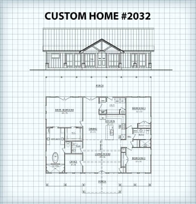 Custom Home #2032 floor plan
