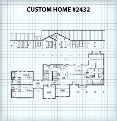 Custom Home #2432 floor plan