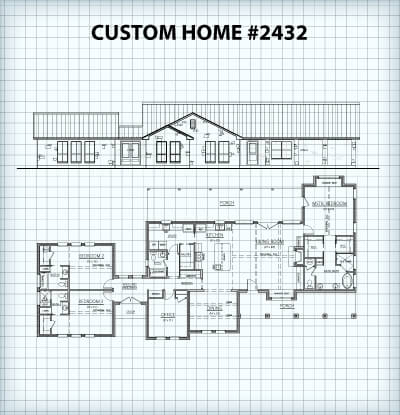 Custom Home #2432 floor plan