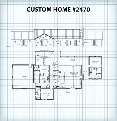 Custom Home #2470 floor plan
