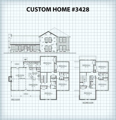 Custom Home #3428 floor plan