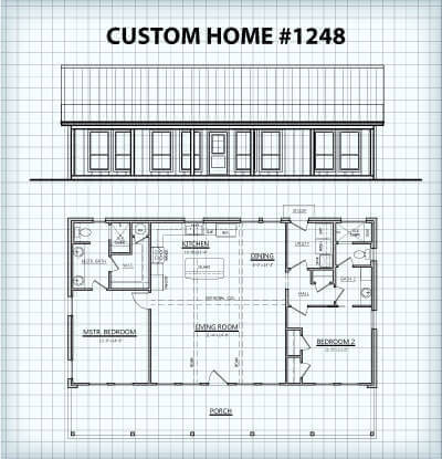 Custom Home #1248 floor plan