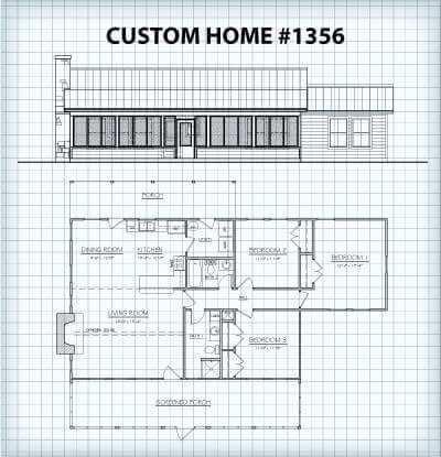 Custom Home #1356 floor plan