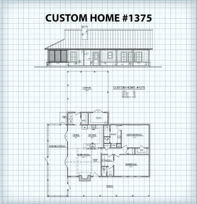 Custom Home #1375 floor plan