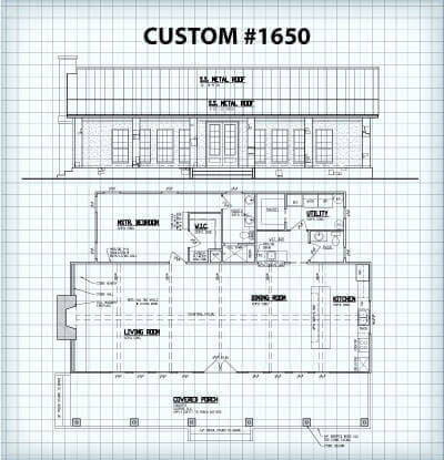 Custom Home #1650 floor plan