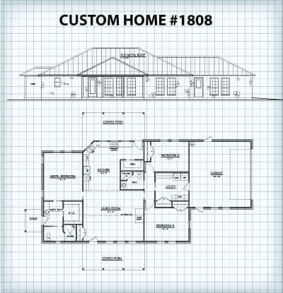 Custom Home #1808 floor plan