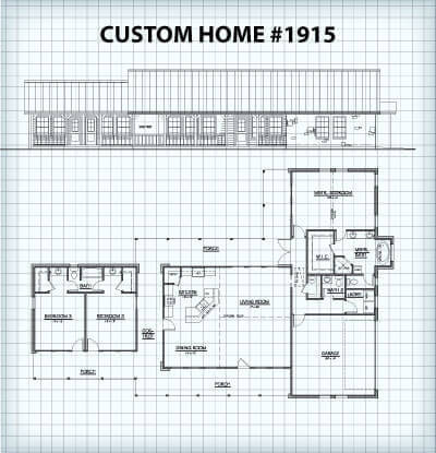 Custom Home #1915 floor plan