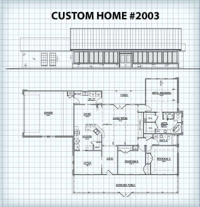 Custom Home #2003 floor plan