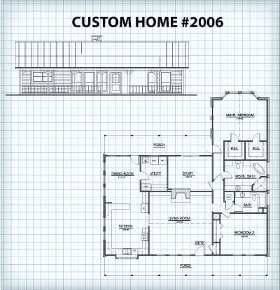 Custom Home #2006 floor plan