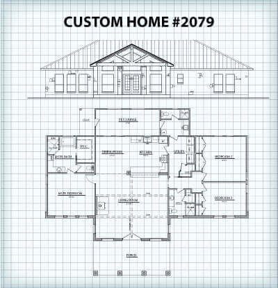 Custom Home #2079 floor plan