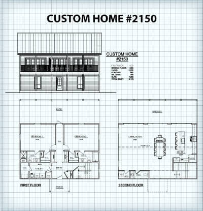 Custom Home #2150 floor plan