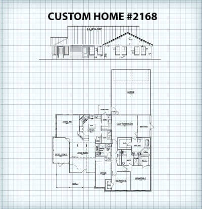 Custom Home #2168 floor plan