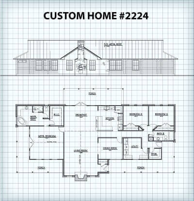 Custom Home #2224 floor plan