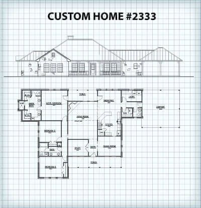 Custom Home #2333 floor plan
