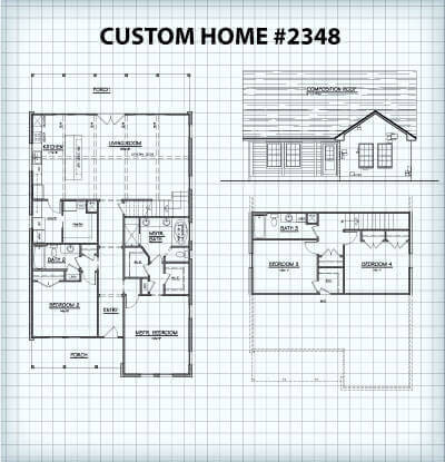 Custom Home #2348 floor plan