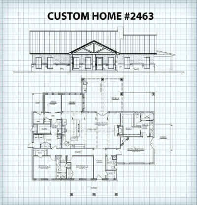 Custom Home #2463 floor plan