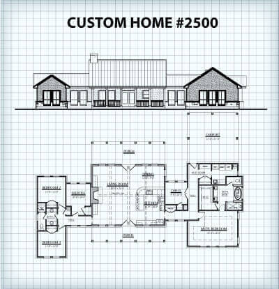 Custom Home #2500 floor plan