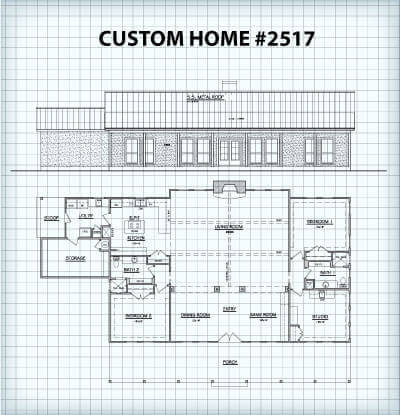 Custom Home #2517 floor plan